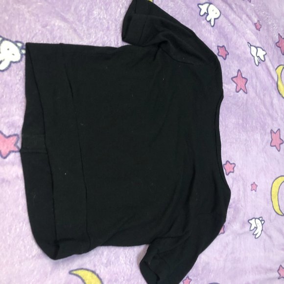 Ruffled Black Business Casual Blouse - Picture 4 of 5